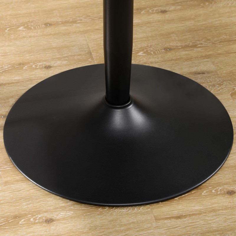 Mesa de Reuniones TURÍN,  Ø70x75 cm, en color Negro