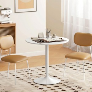 Mesa de Reuniones TURÍN,  Ø70x75 cm, en color Negro