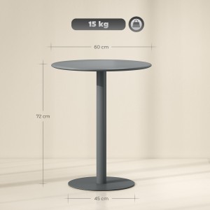 Mesa de Reuniones PRIKA, Dimensiones Ø60x72 cm, color Verde