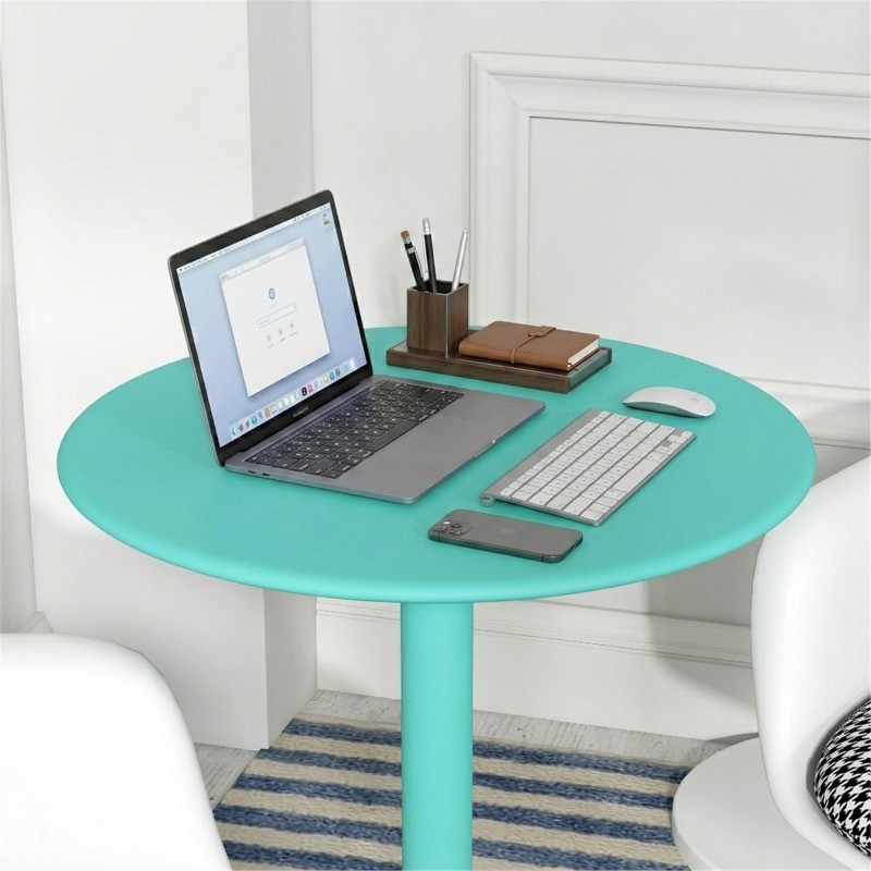 Mesa de Reuniones PRIKA, Dimensiones Ø60x72 cm, color Verde
