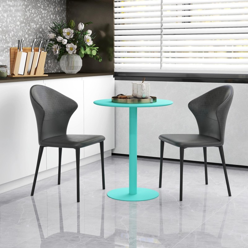Mesa de Reuniones PRIKA, Dimensiones Ø60x72 cm, color Verde