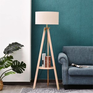 Lámpara de Oficina FOCUSA, Estructura de Madera, color Gris