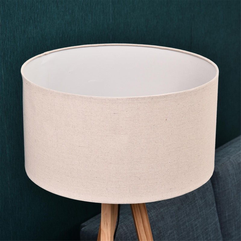 Lámpara de Oficina FOCUSA, Estructura de Madera, color Gris