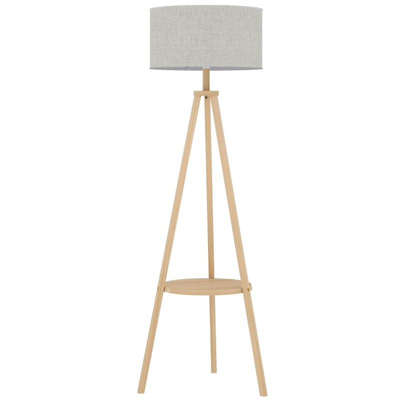 Lámpara de Oficina FOCUSA, Estructura de Madera, color Gris