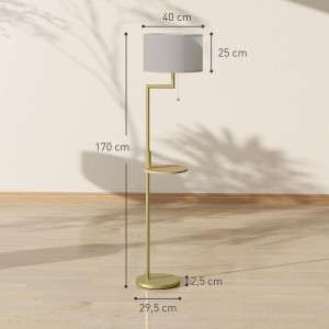 Lámpara de Oficina LUMOS, Dimensiones Ø40x170, color Negro