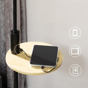Lámpara de Oficina LUMOS, Dimensiones Ø40x170, color Negro