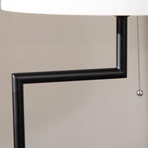 Lámpara de Oficina LUMOS, Dimensiones Ø40x170, color Negro