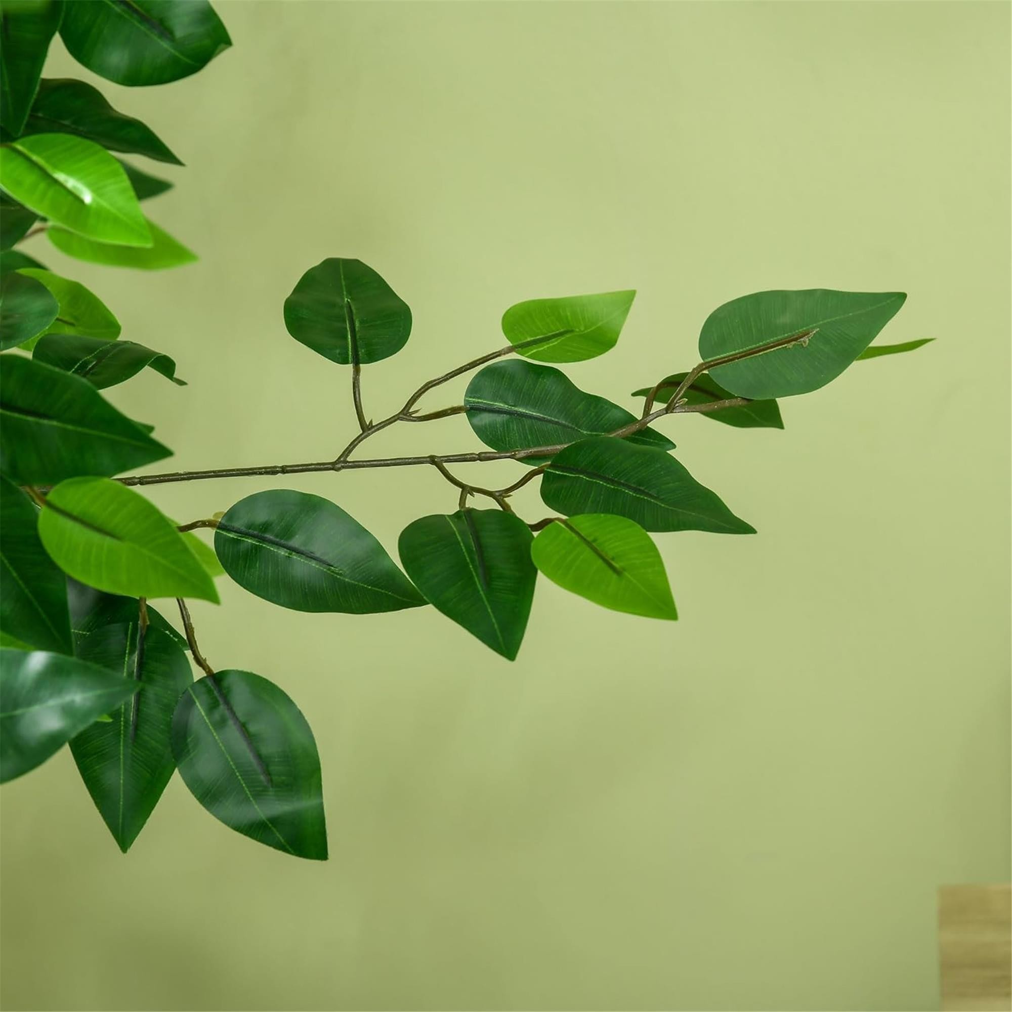 Planta de Oficina VIRA, Altura 150 cm, Ficus Artificial con Maceta Incluida