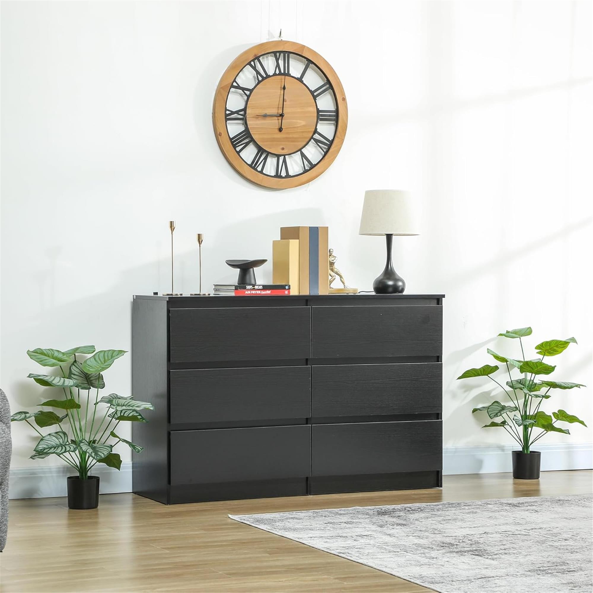 Lote de 2 unidades de la Planta de Oficina TAIGA, Altura 65 cm, Planta Artificial con Maceta Incluida