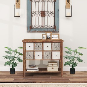  Conjunto de Plantas de Oficina TAIGA, Altura 65 cm con Maceta Incluida
