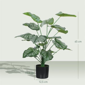  Conjunto de Plantas de Oficina TAIGA, Altura 65 cm con Maceta Incluida