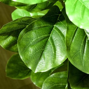 Plantas de Oficina LUSH, Altura 110 cm, Ficus Artificial con Maceta