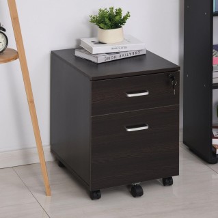 Archivador con Ruedas KENDO, 40x45x55,6 cm color Negro