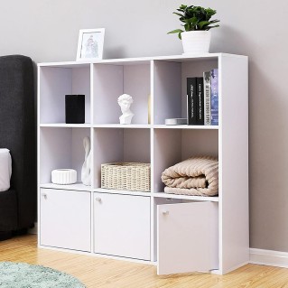Estantería MAGDA en Madera color Blanco