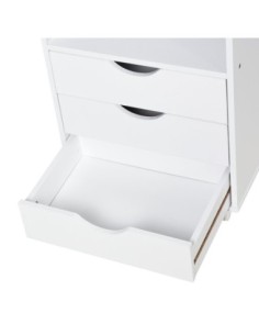 Mesa de ordenador ALASKA en madera color negro y dimensiones 155x130x76cm 2