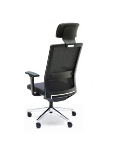 Mesa de ordenador KAMI en madera color negro y dimensiones 165x145x86 cm 2