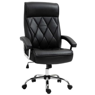 Sillón de Oficina BENITO en Piel Marrón