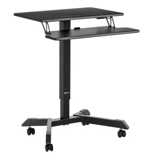 Mesa de Ordenador PARKER, totalmente ajustable y con altura regulable, en madera color negro