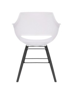 Sillón de oficina BOSTON TELA en acero acolchado, hasta 150kg, color Gris Claro