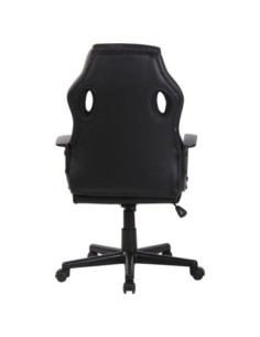 Sillón de oficina LISBOA TELA, estructura metálica, en color Marrón 2