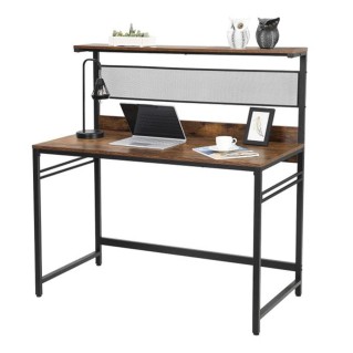 Mesa de Oficina CLASSIC color Negro y Nogal