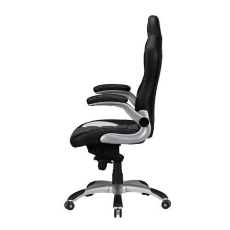 Silla Gaming NORIS de diseño deportivo, gran acolchado y para uso profesional de 8 horas, en negro