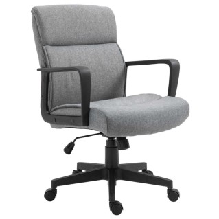 Silla de Oficina KLARNA, Tapizada en Tela color Gris