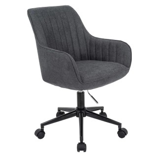 Silla de Oficina SIGMA, Diseño moderno, en Tela color Gris