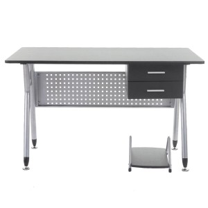 Mesa para ordenador CARIBE, en metal con cajones y soporte para CPU