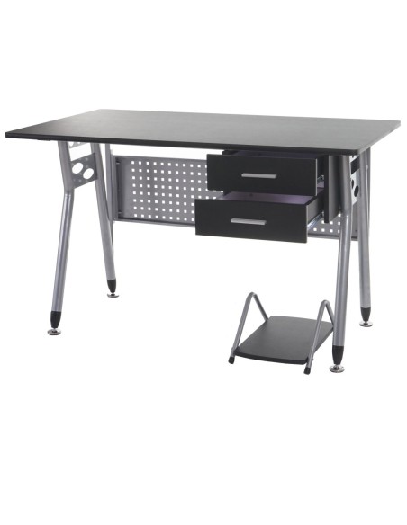 Armario archivador HALVAR 4 PUERTAS Y 2 CAJONES, gran capacidad y máxima robustez, color gris claro