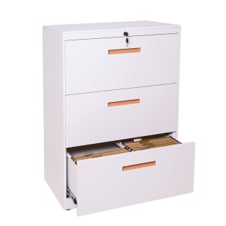 Archivador DEVIS, 3 cajones, color Blanco