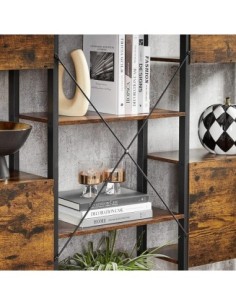 Silla gaming TURBO con reposapiés, reclinable, con cojines, en piel color negro/azul 2