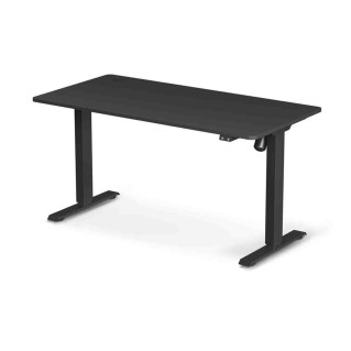 Mesa de odernador elevable MONFORTE, sencilla y moderna, en color Negro